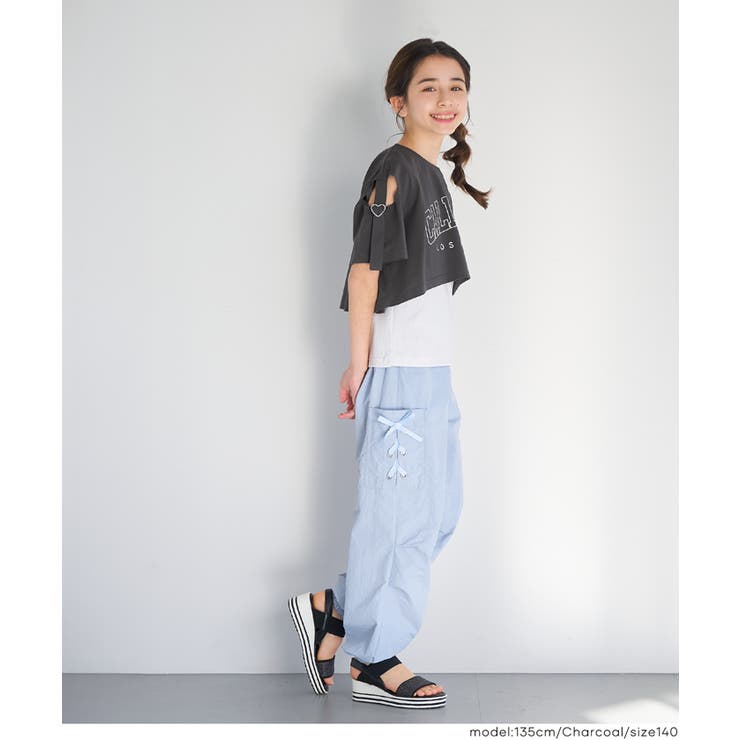 〈二点セット〉肩あきTシャツ＆タンクトップ | coca | 詳細画像6 