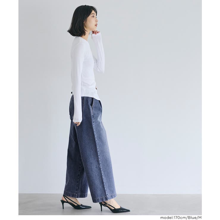 タックデニムパンツ | coca | 詳細画像11 