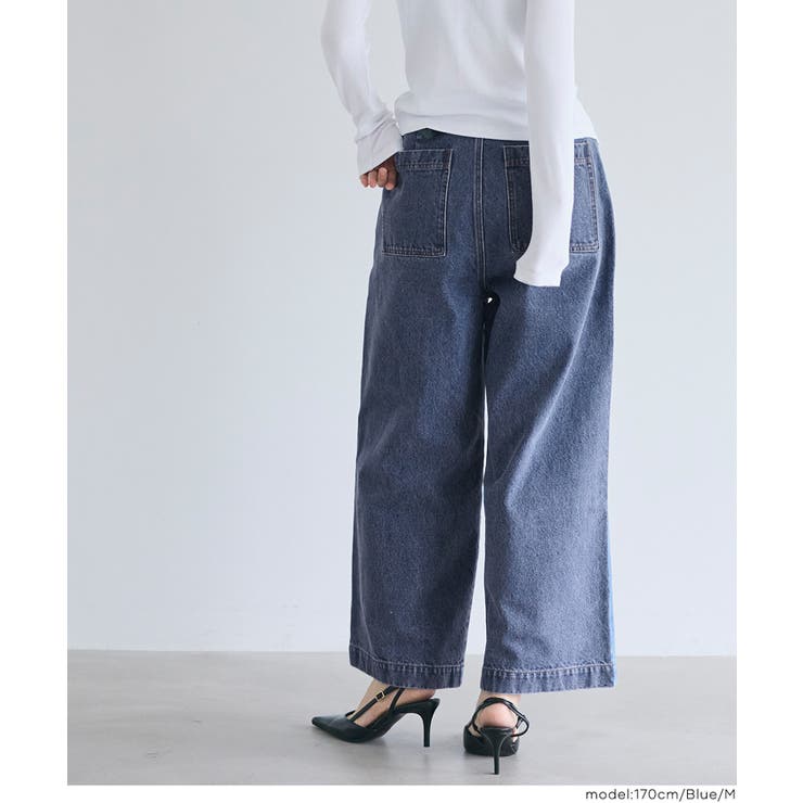 タックデニムパンツ | coca | 詳細画像12 