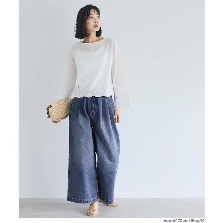 タックデニムパンツ | coca | 詳細画像7 