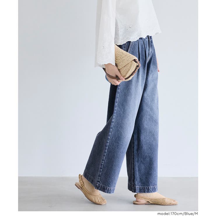 タックデニムパンツ | coca | 詳細画像8 