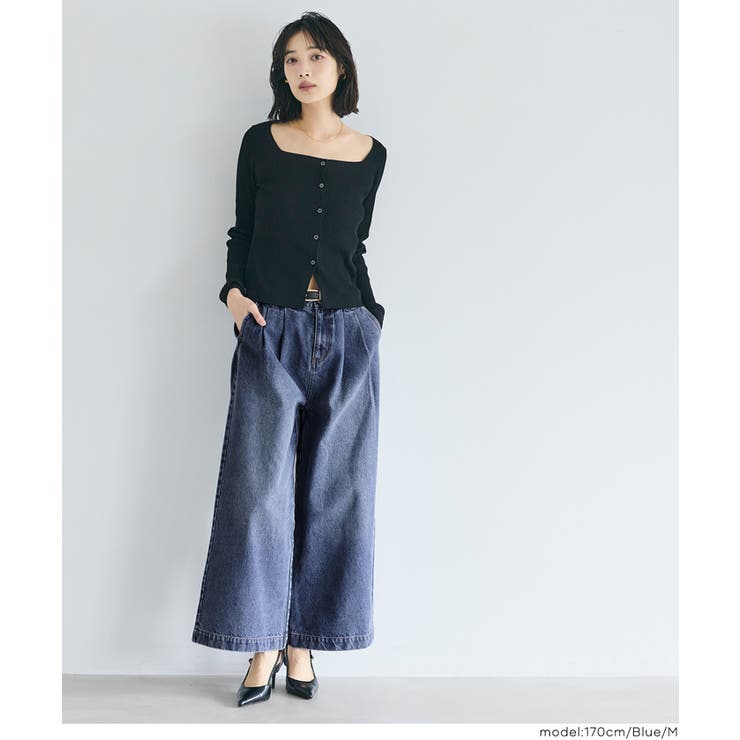 タックデニムパンツ | coca | 詳細画像9 