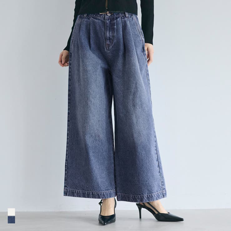 タックデニムパンツ | coca | 詳細画像1 