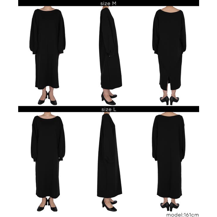 裏毛2wayオフショルダーワンピース | coca | 詳細画像17 