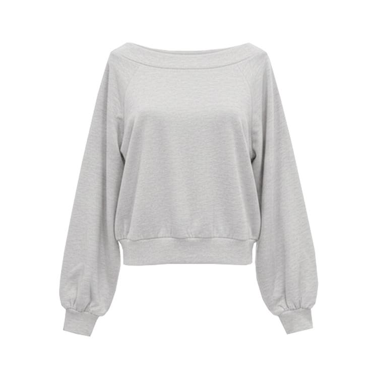 華奢見え＆女性らしさを両立できる裏毛スウェット | coca | 詳細画像3 