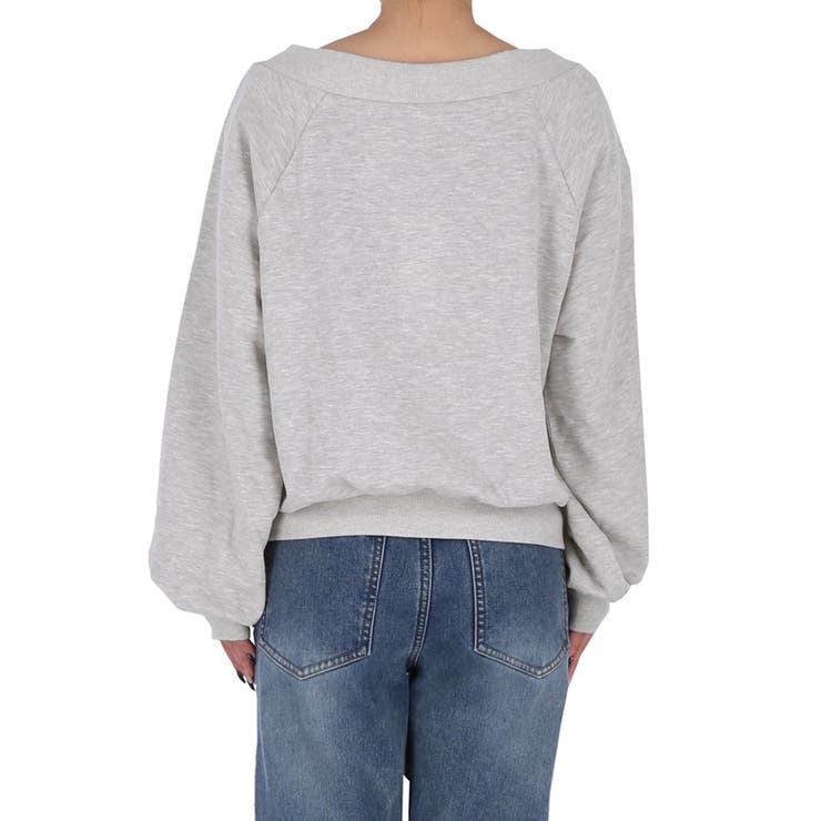 華奢見え＆女性らしさを両立できる裏毛スウェット | coca | 詳細画像6 