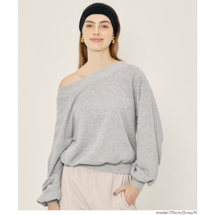 華奢見え＆女性らしさを両立できる裏毛スウェット | coca | 詳細画像10 