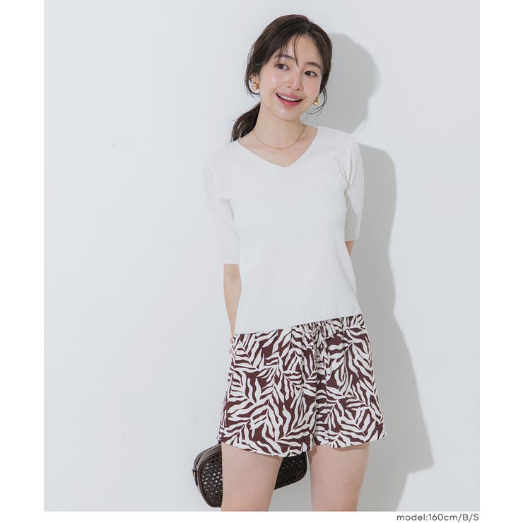 ［B］ | 【予約開始】柄ショートパンツ | coca