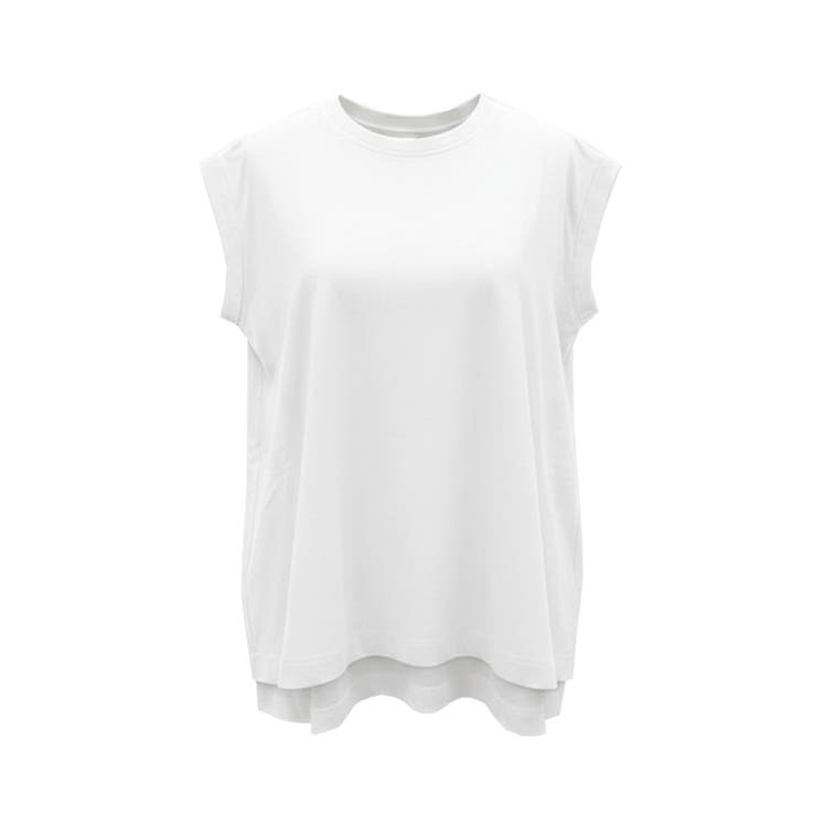 バックギャザーロールアップスリーブTシャツ | coca | 詳細画像2 