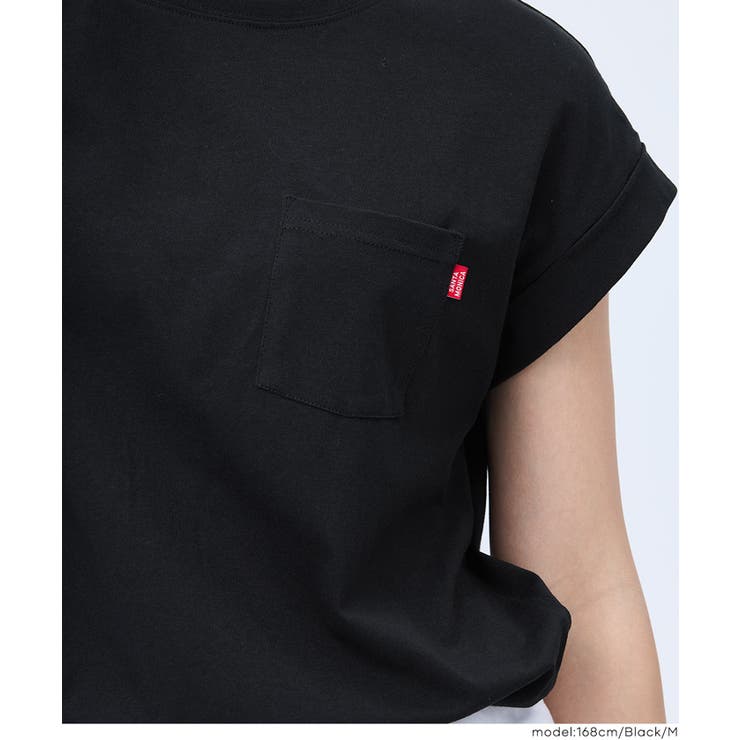 ピスネームロールアップスリーブTシャツ | coca | 詳細画像12 