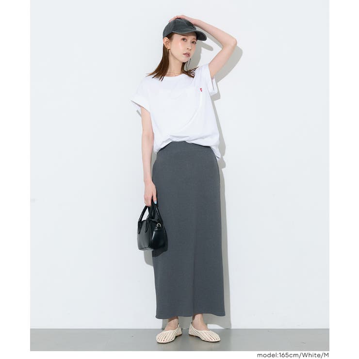 ピスネームロールアップスリーブTシャツ | coca | 詳細画像6 