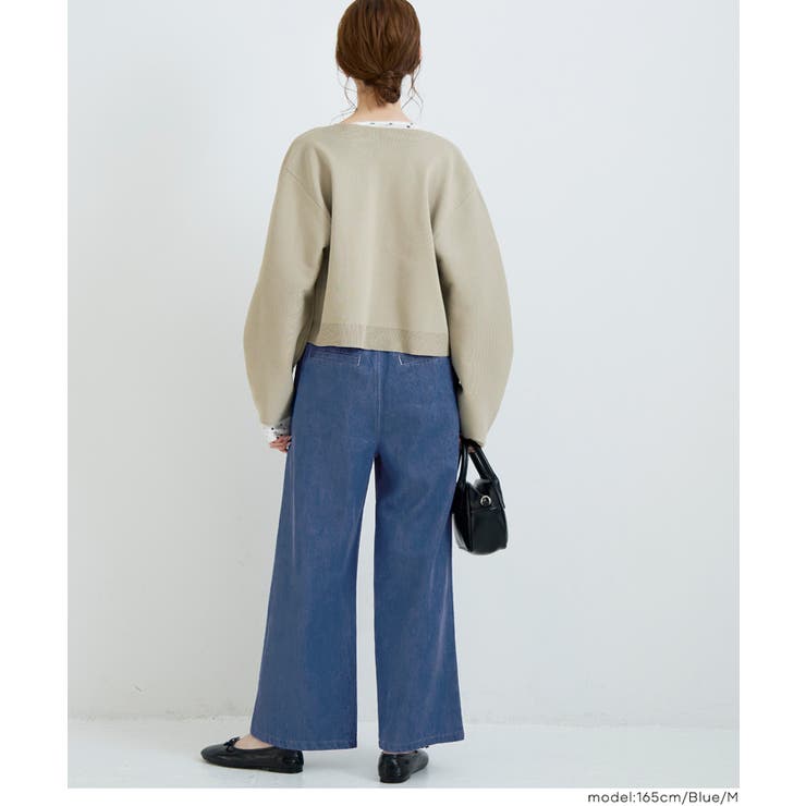 とろみデニムタックパンツ | coca | 詳細画像11 