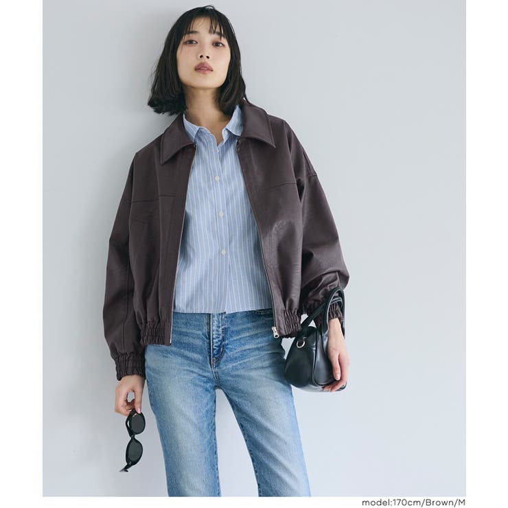 フェイクレザージャケット レディース | coca | 詳細画像11 