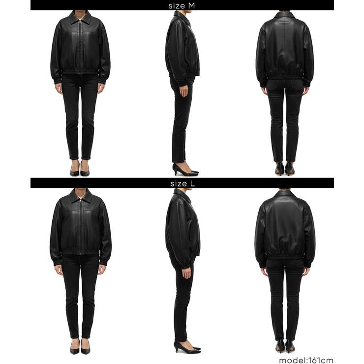 フェイクレザージャケット レディース | coca | 詳細画像18 