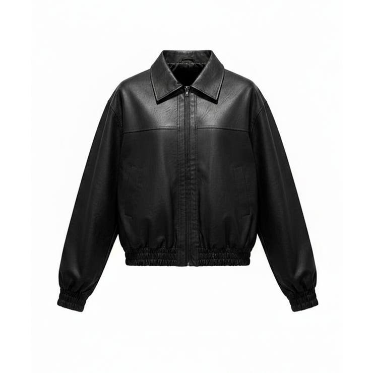 フェイクレザージャケット レディース | coca | 詳細画像3 