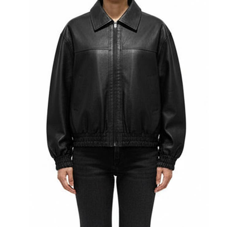 フェイクレザージャケット レディース | coca | 詳細画像4 