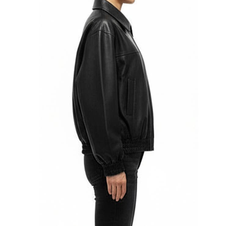 フェイクレザージャケット レディース | coca | 詳細画像5 