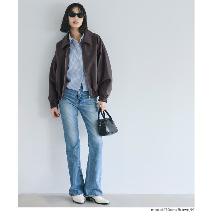 フェイクレザージャケット レディース | coca | 詳細画像7 