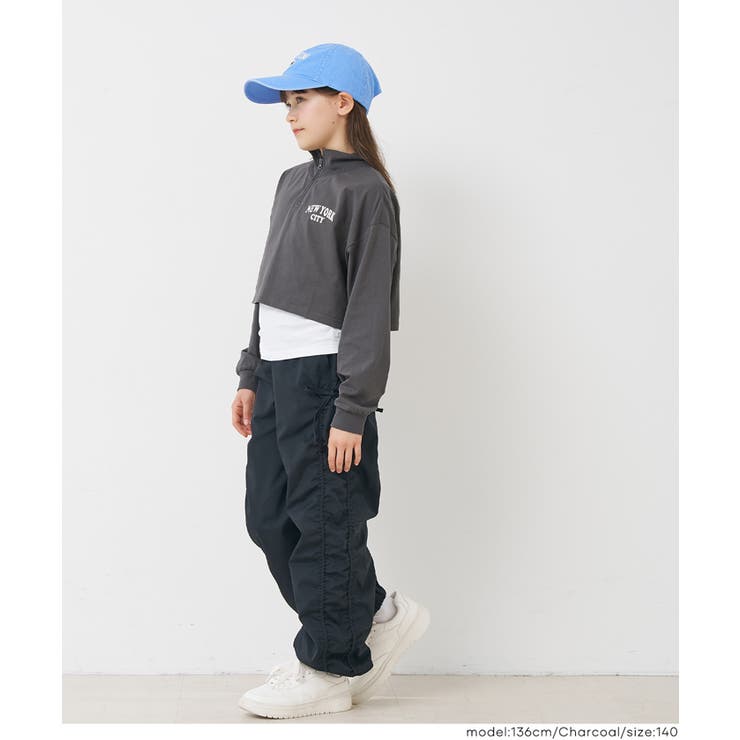 ハーフジップトップス＆タンクトップ 2点セット | coca | 詳細画像12 