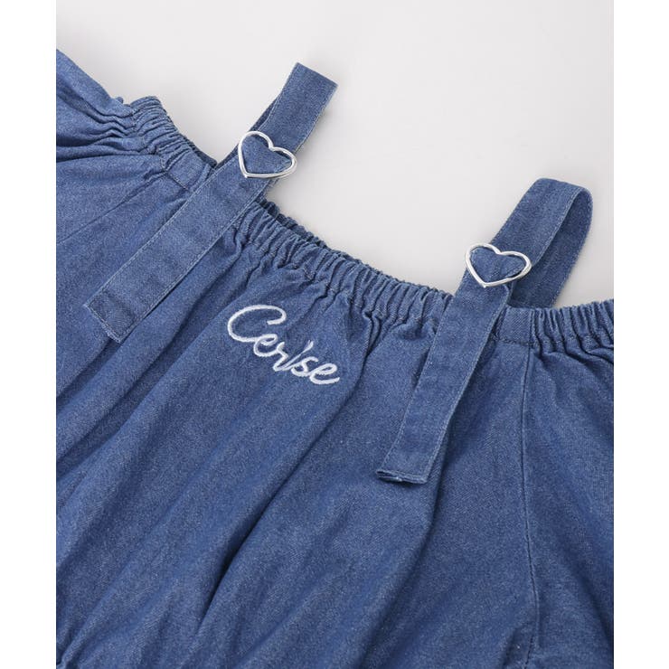 デニムハートバックルワンピース キッズ | coca | 詳細画像11 