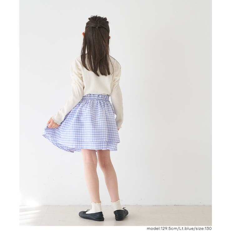 ギンガムチェックスカート | coca | 詳細画像5 
