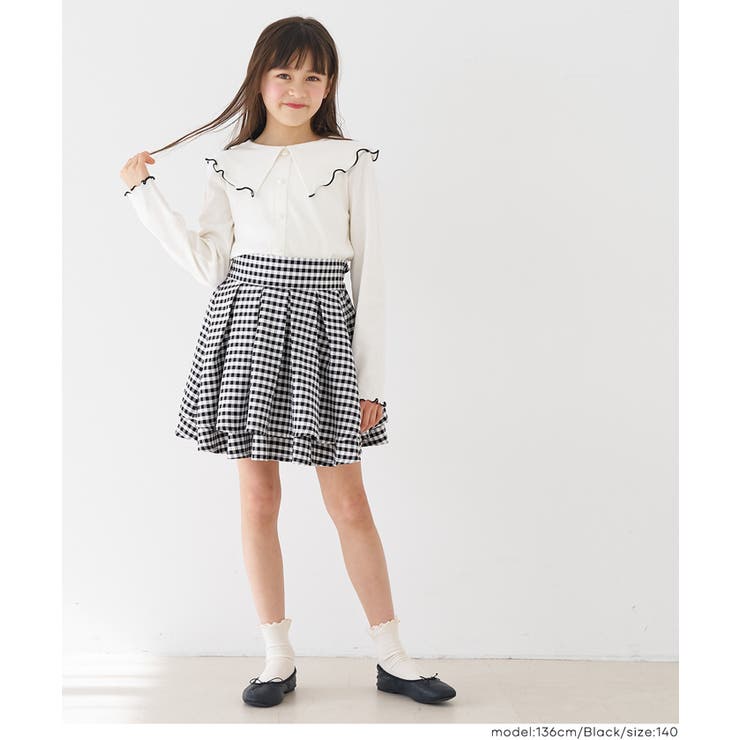 ギンガムチェックスカート | coca | 詳細画像8 