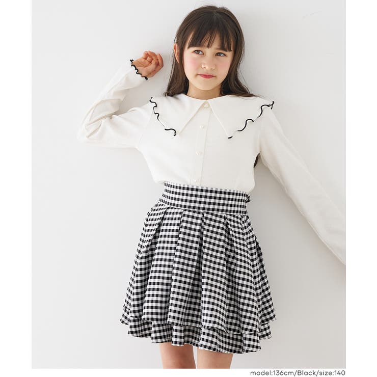 ギンガムチェックスカート | coca | 詳細画像9 