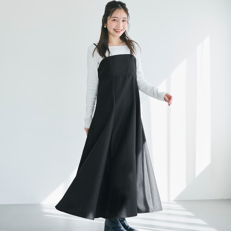 ［Black］ | フレアキャミワンピース レディース  coca コカ | coca