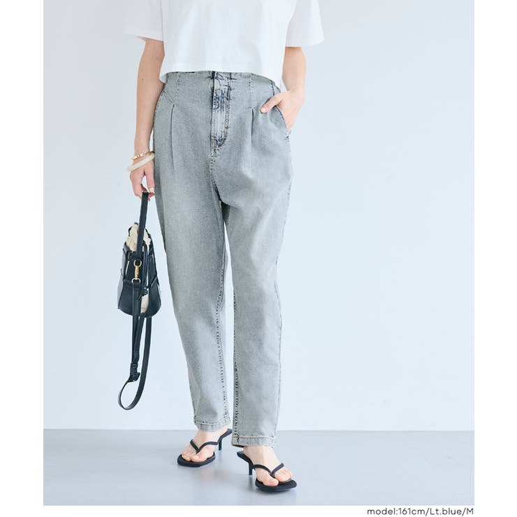 【SUMMER DENIM】サマーデニムハイウエストパンツ | coca | 詳細画像15 
