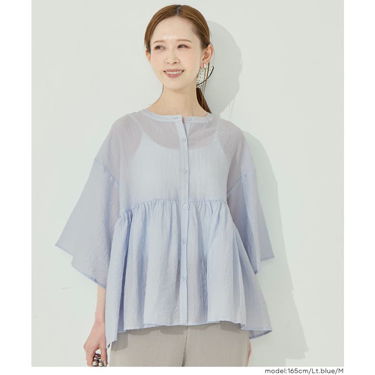 シアーフレアスリーブブラウス | coca | 詳細画像3 