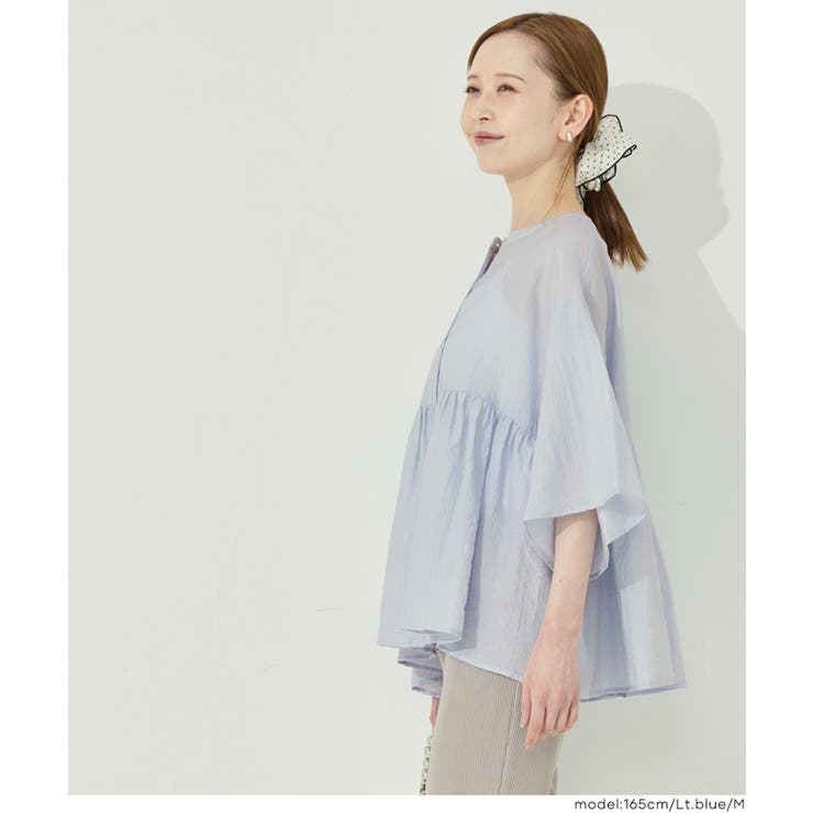 シアーフレアスリーブブラウス | coca | 詳細画像4 