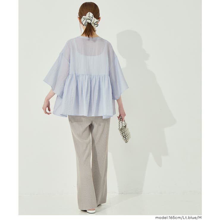 シアーフレアスリーブブラウス | coca | 詳細画像5 