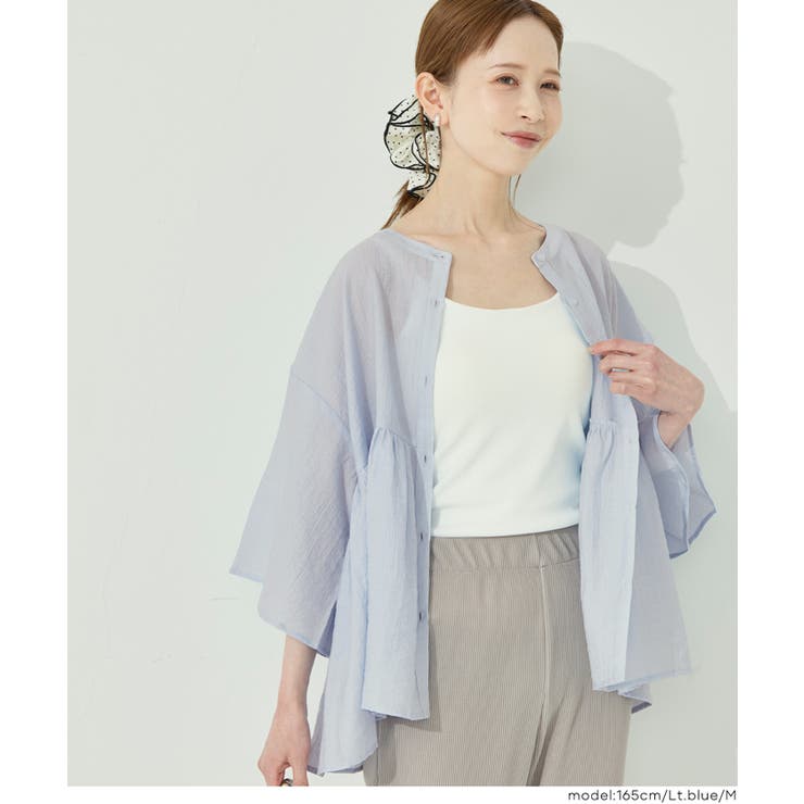 シアーフレアスリーブブラウス | coca | 詳細画像6 