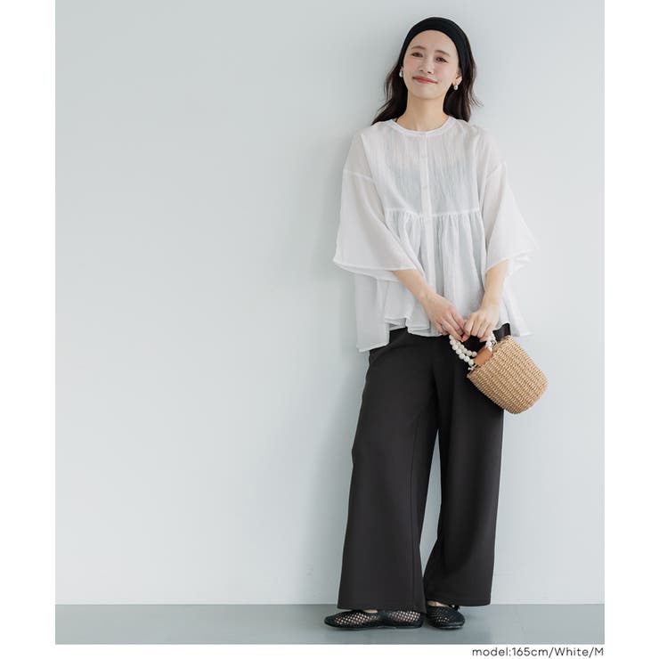 シアーフレアスリーブブラウス | coca | 詳細画像9 