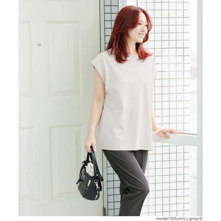 【接触冷感】フレンチスリーブオーバーTシャツ | coca | 詳細画像5 