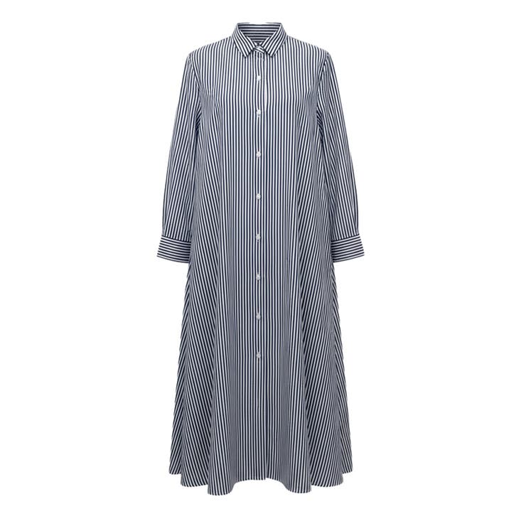 ストライプボリュームシャツワンピース | coca | 詳細画像2 