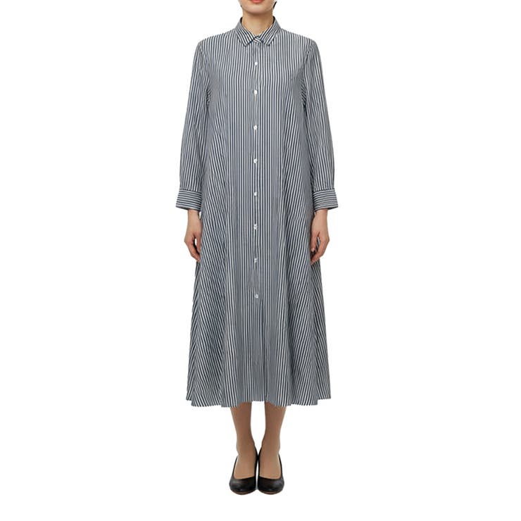 ストライプボリュームシャツワンピース | coca | 詳細画像3 