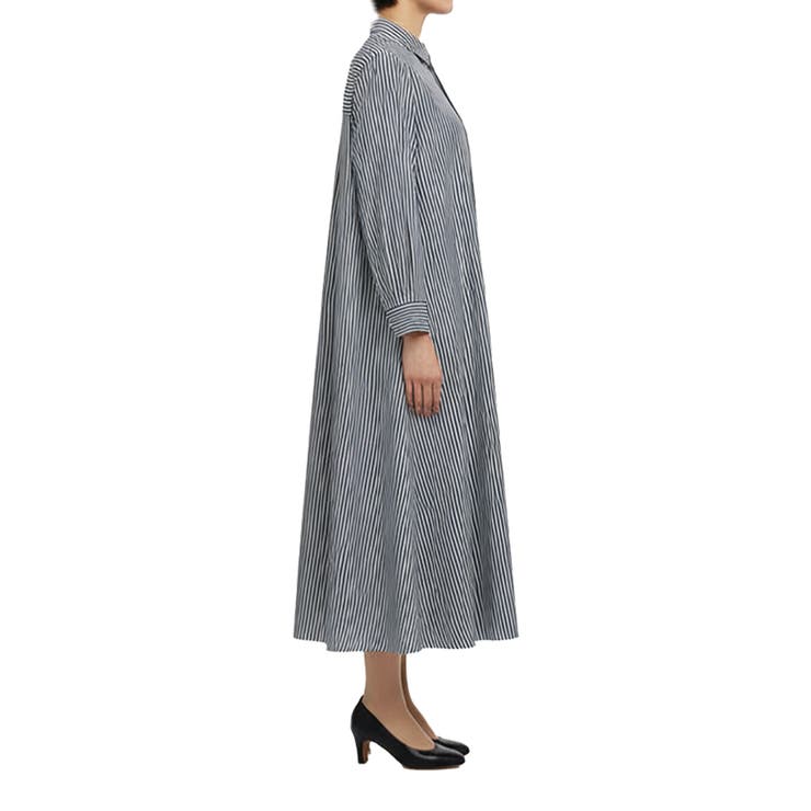 ストライプボリュームシャツワンピース | coca | 詳細画像4 