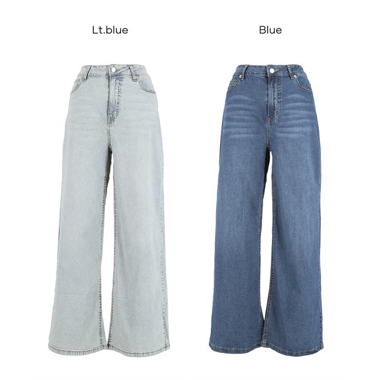 【SUMMER DENIM】ストレッチサマーデニムワイドパンツ | coca | 詳細画像17 
