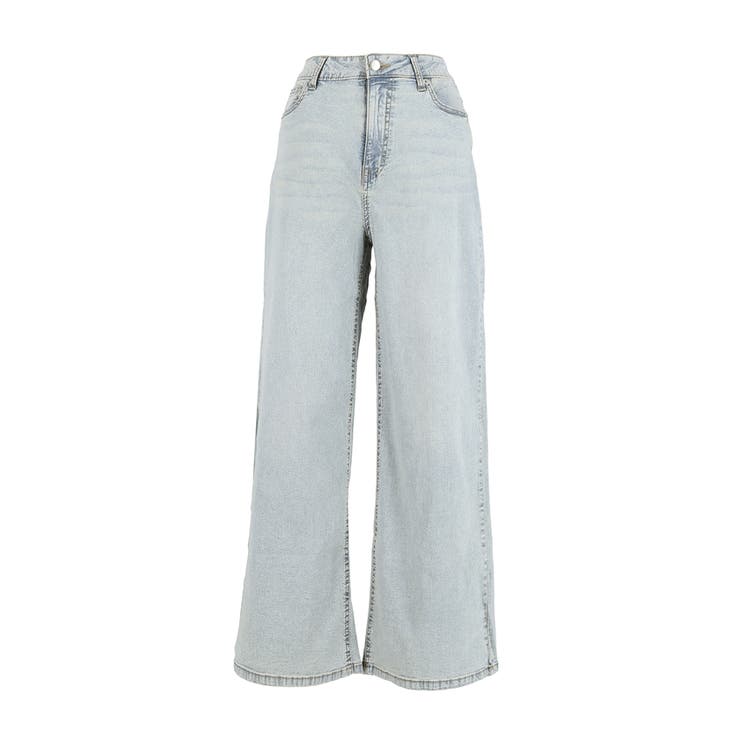 【SUMMER DENIM】ストレッチサマーデニムワイドパンツ | coca | 詳細画像2 