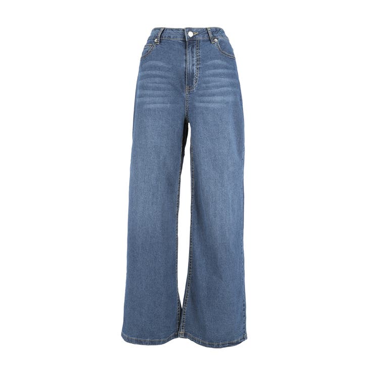 【SUMMER DENIM】ストレッチサマーデニムワイドパンツ | coca | 詳細画像3 