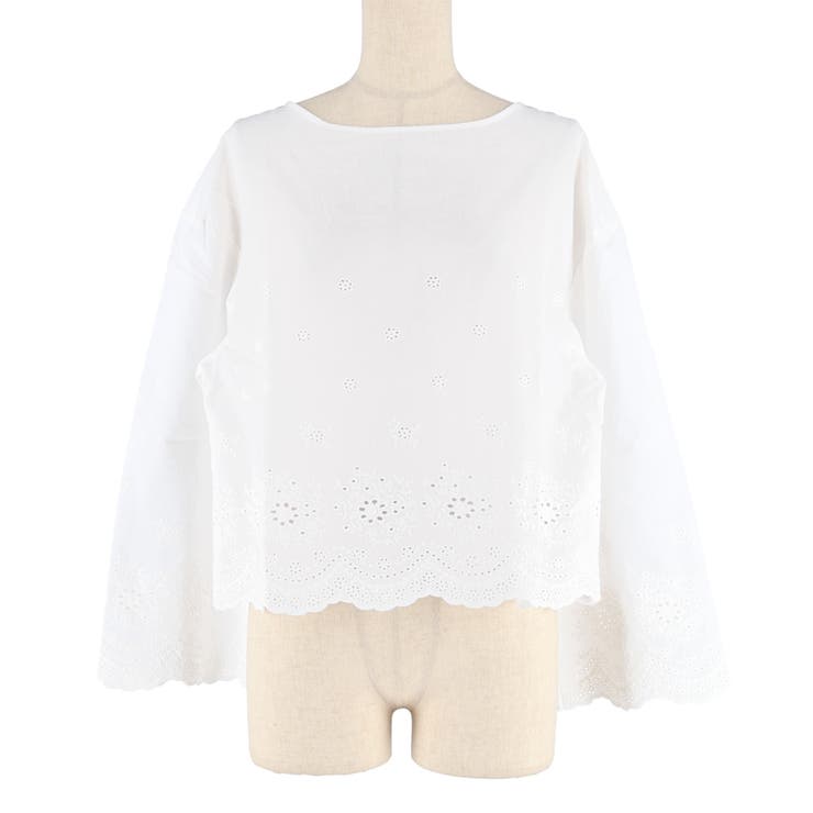 コットンレースブラウス | coca | 詳細画像2 