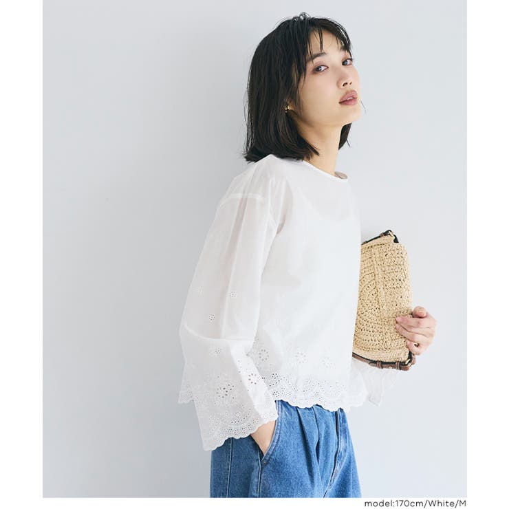 コットンレースブラウス | coca | 詳細画像7 