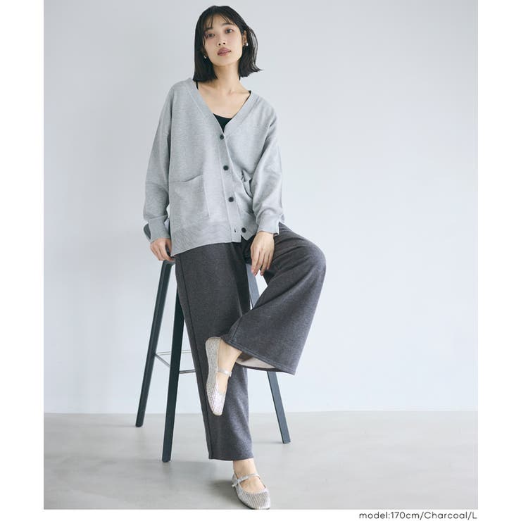 裏毛スウェットワイドパンツ レディース裏毛スウェットワイドパンツ レディース | coca | 詳細画像19 