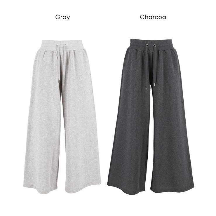 裏毛スウェットワイドパンツ レディース裏毛スウェットワイドパンツ レディース | coca | 詳細画像22 