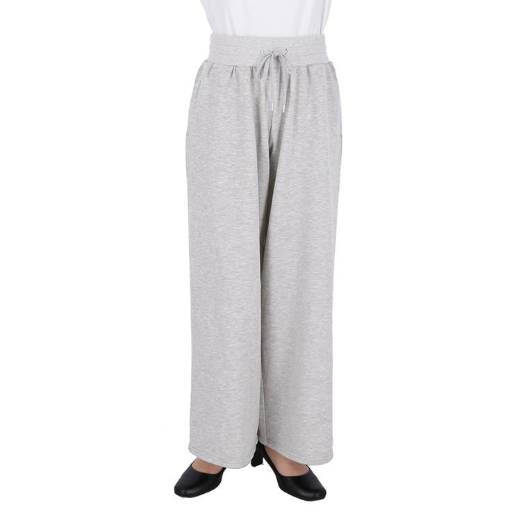 裏毛スウェットワイドパンツ レディース裏毛スウェットワイドパンツ レディース | coca | 詳細画像4 