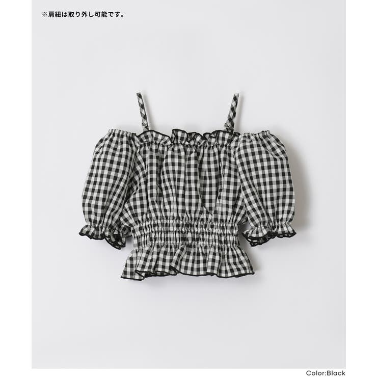 ギンガムチェックブラウス | coca | 詳細画像16 