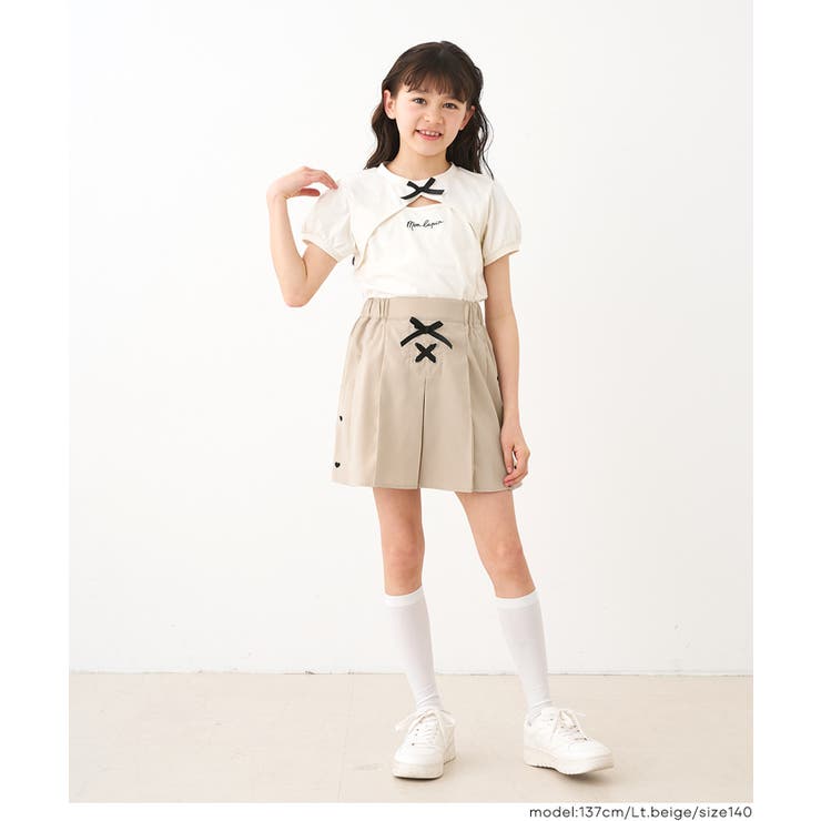 ハートラインプリーツスカート | coca | 詳細画像2 