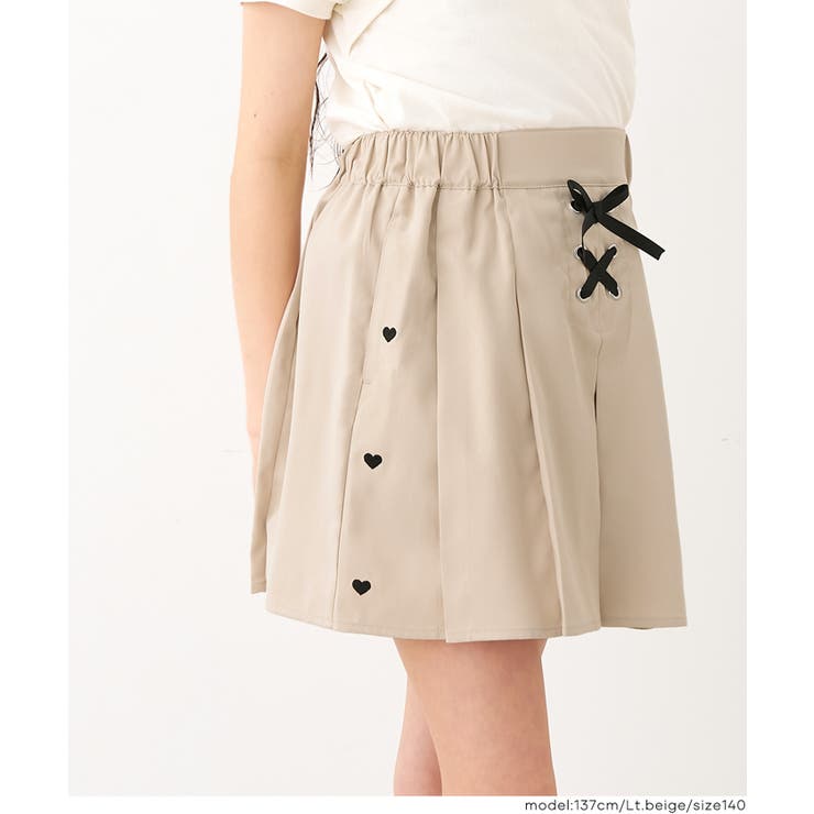 ハートラインプリーツスカート | coca | 詳細画像5 