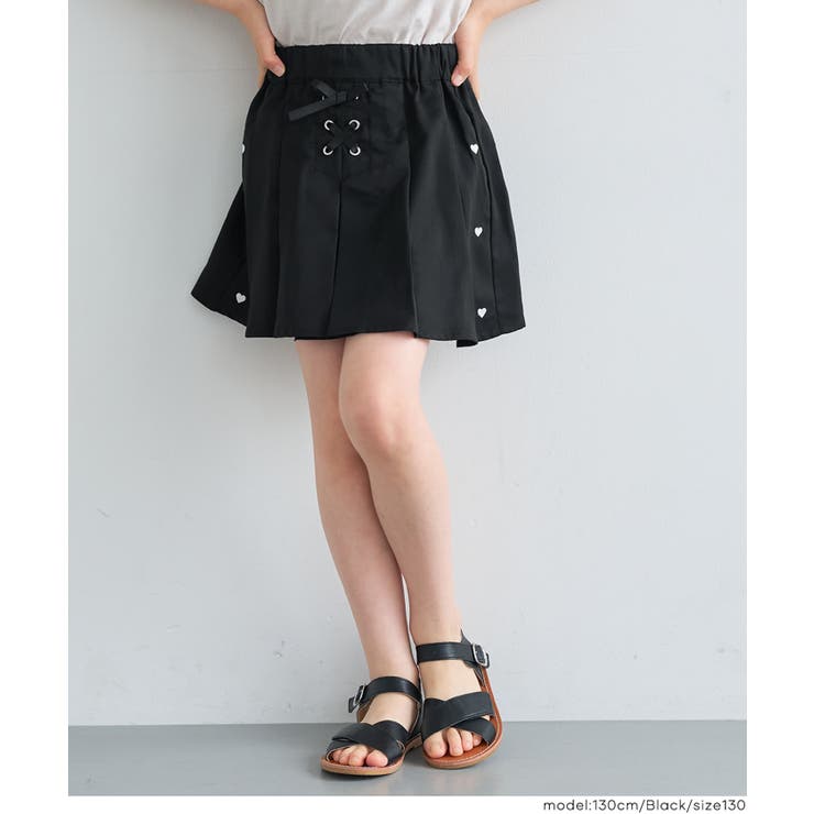 ハートラインプリーツスカート | coca | 詳細画像9 